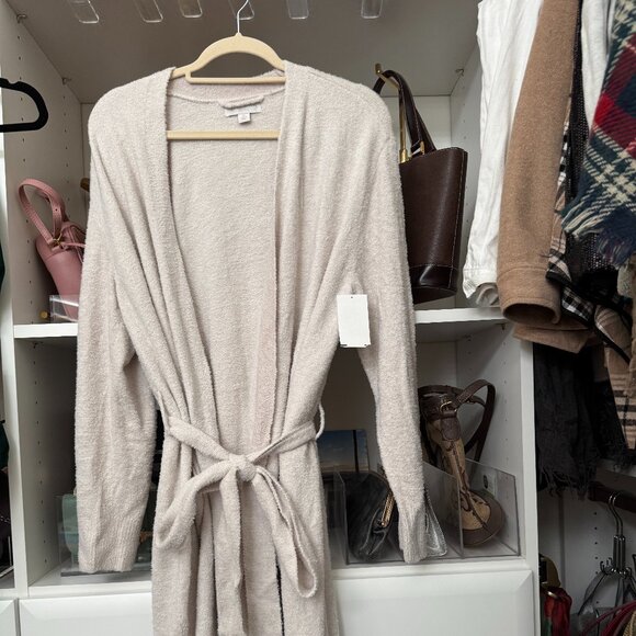Barefoot Dreams Other - Barefoot Dreams CozyChic Solid Robe • Plush & Chic • Stone• 1X